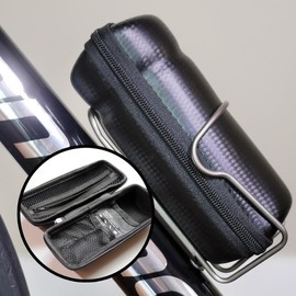 Bike Capsule Repair Tool Bag Case/Water Bottle Cage Storage Can Black Carbon Look Bicycle Storage Tool Bottle Can Case