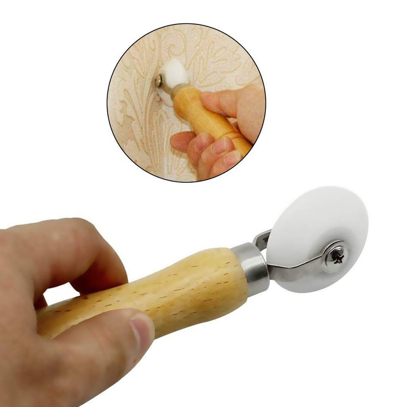 2Pcs Wallpaper Decorating Roller Flat Pressure Roller Internal External Corner