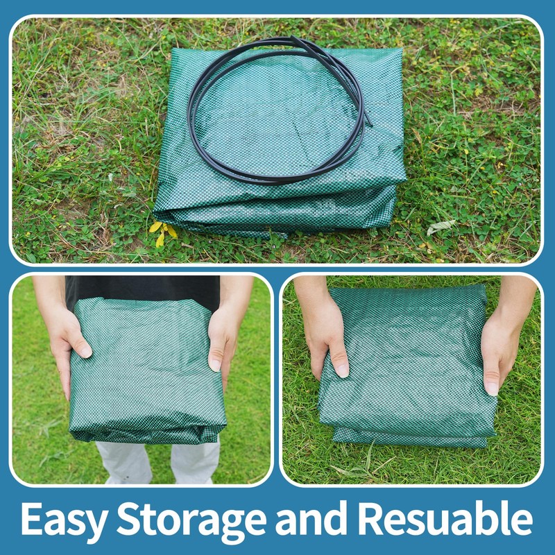 Reusable Leaf Bags, Tear-resistant & Reusable Lawn Bags, Yard Waste