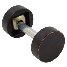 Stone Harbor Hardware Round Handleset Hole Cover, 1" Diameter, Fits Doors 1-3/8" to 2-1/4" Thick, Vintage Bronze