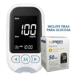 Analizador Multiparamétrico 7 En 1 Con 50 Tiras De Glucosa