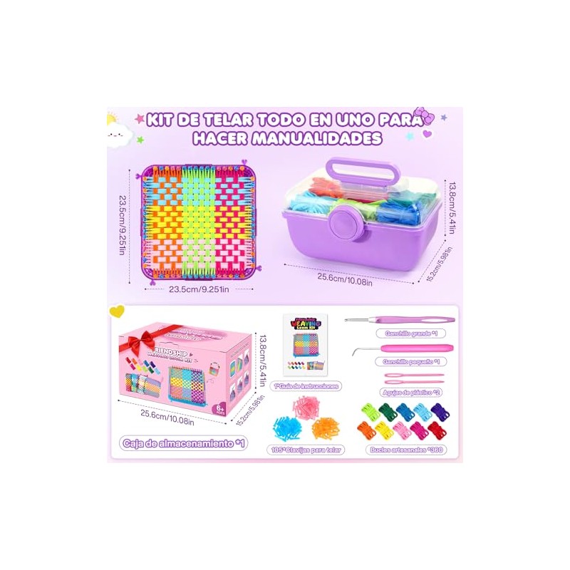 478 Piezas Kit Completo Telar Tejer