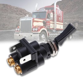 LEVANLIGHT Air Electric Toggle Valve Paddle Switch Perfectly Compatible for Peterbilt Kenworth Replace# K295-362-1