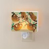 Fox Valley Traders Sloths Children's Night Light, MDF Plastic -