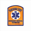 New York Orange EMT Patch Embroidered NY Emergency Medical Technician