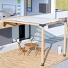 Heavy Duty Roof Riser Brackets Kit, TROPTOLKY Adjustable Angle Pergola