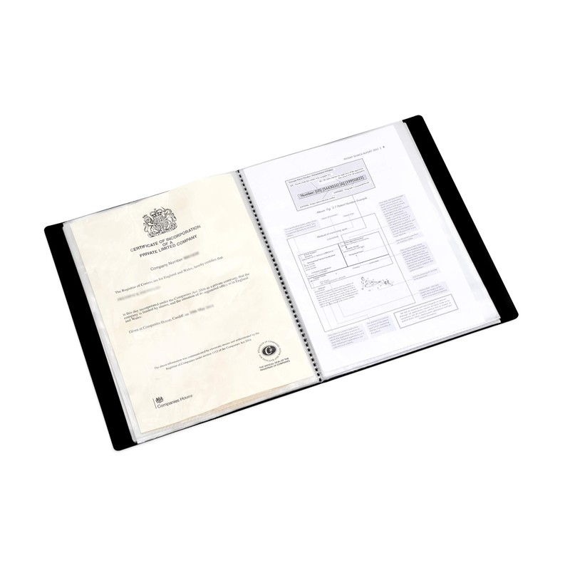 Arpan A4 flexicover 62 Pockets 124/Sides Pocket Display Book Presentation