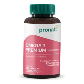 Suplemento Omega 3 Premium Concentrado (60 Caps) - Pronat Sin Sabor