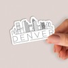 Squiddy Denver Colorado City Skyline - Vinyl Sticker Decal for