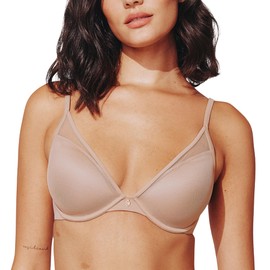 ThirdLove Push Up Plunge Bra for Women, Comfortable and Supportive Taupe