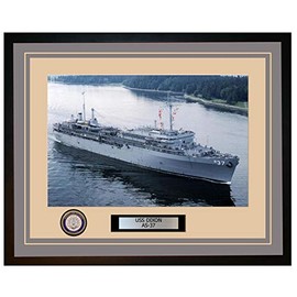 USS Dixon AS-37 Framed Navy Ship Photo 58AS37Grey