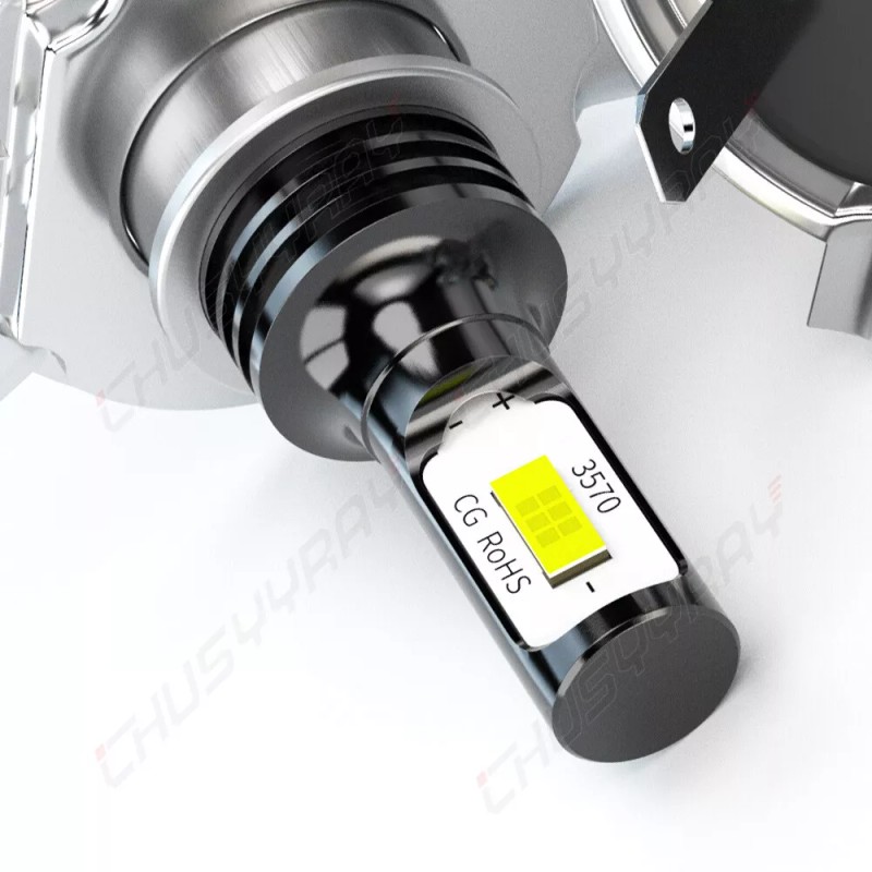 CHUSYYRAY 2 H4 6000K White Snowmobile LED headlight For Ski-Doo