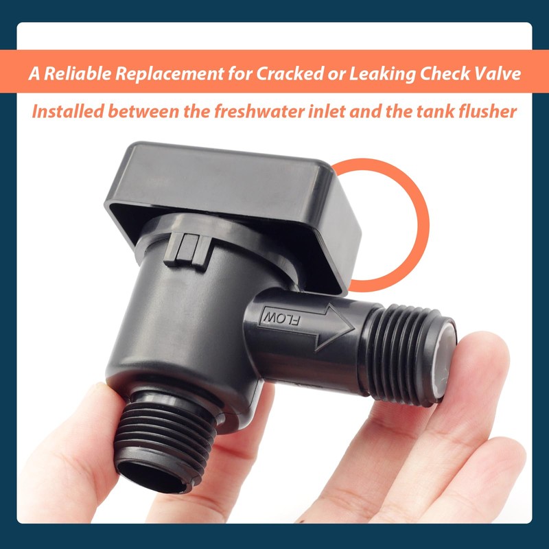 RV Vacuum Breaker Check Valve Fit for b&b Model 571
