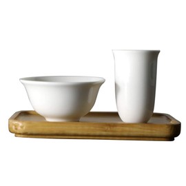 Chinese Teaware Tea Utensils Incense Cup Set, 2 Types, Tea Ceremony, Oolong, Jasmine Tea (Sakura and Small Birds)