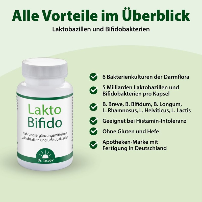 Lakto Bifido Dr. Jacob's Capsules Pack of 90 Capsules