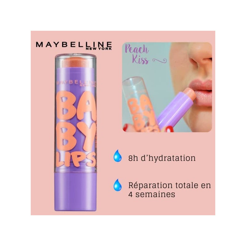Gemey Maybelline Baby Lips Lip Balm Peach Kiss