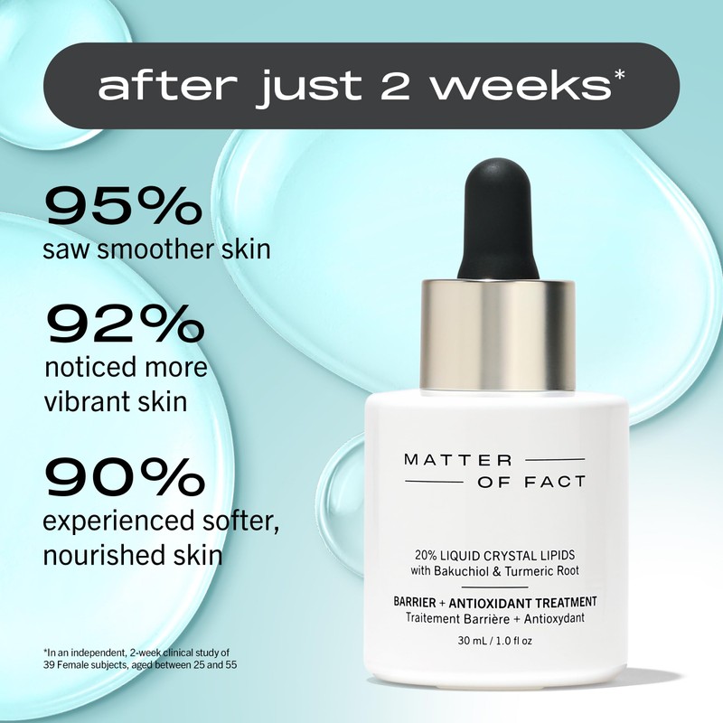 MATTER OF FACT Barrier + Antioxidant Treatment, Lipids, Bakuchiol &