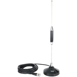 Tram 1094-BNC Scanner 3.5 inch Magnet Antenna with BNC-Male Connector, Black and Silver
