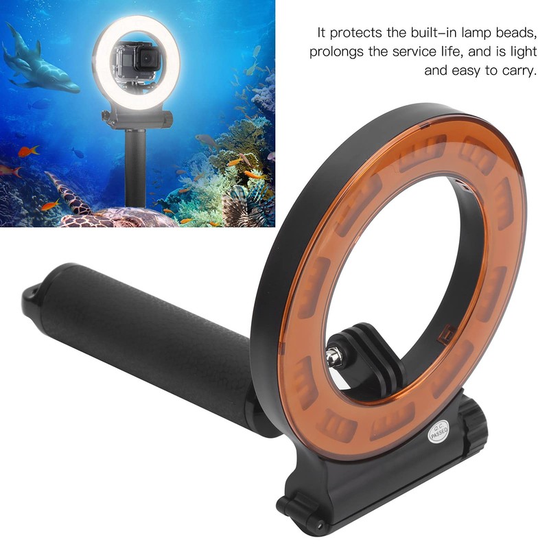 Vbestlife Diving LED Light, 40 Meter Camera Waterproof Ring Light,