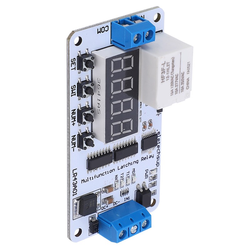 Relay Switch Module DC 12V Electromagnetic Lock Pulse Delay Electronic