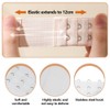 Pack of 12 Bra Extenders, 3 Rows, 2 Hooks, 3