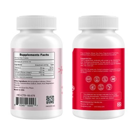 Heivy Multi Collagen Peptides 300 Tablets, Vitamin C, Biotin & CoQ10, Hydrolyzed Collagen for Women & Men, Supports Hair, Skin, Nails Joint & Bone Health, Gluten-Free, Non-GMO