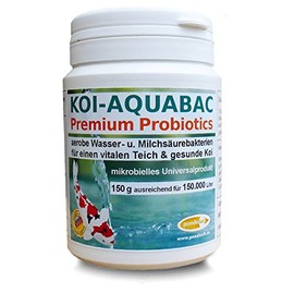 Koi-Aquabac, probiotische Filterbakterien, Starterbakterien, Milchsäurebakterien, 150 g für 150 m³ Teichwasser, pondovit