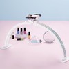 Wolliran Half Moon Light for Nail Desk 29 inch, Foldable