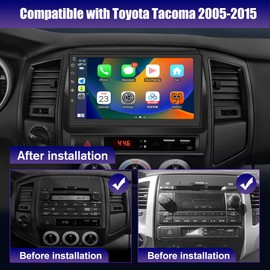 AWESAFE 5G WiFi for Toyota Tacoma Car Play Radio Upgrade 2005-2015 with JBL System, Android 13 Touch Screen Head Unit Wireless CarPlay/Android Auto/GPS Navigation/Bluetooth/FM AM/HD Backup Camera