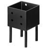 6x6 Post Base, Post Bracket Ground Spike for Concrete Deck