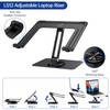 BESIGN LS12 Laptop Stand with 360° Rotating Base, Ergonomic Adjustable