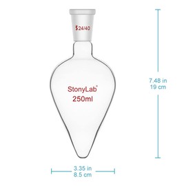 stonylab Laboratory Stand Set, Laboratory Stand Support Metalware Steel Support Stand with Rod (60 cm L), 4-Prong Burette Clamp, Retor Ring, Piston Clamp and Boss Head Clamp, 250 ml