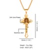 IS Holy Cross Stainless Steel Christ Crucifix Cross Pendant Necklace