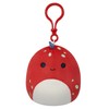 Squishmallows Dolan The Dinosaur 3.5" Keychain, Red