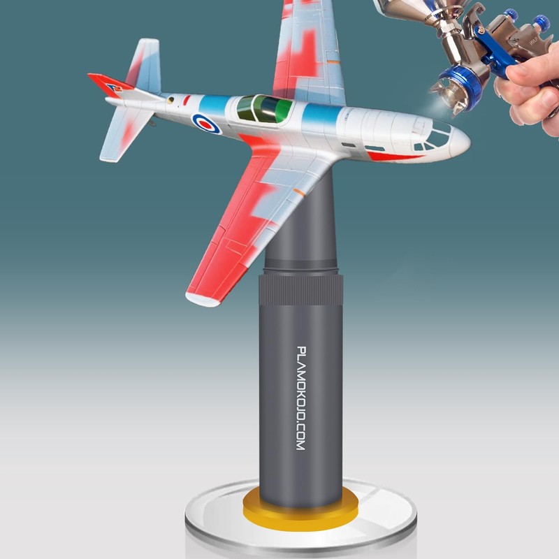 Rotatable Model Airbrush Stand - Extra-Large Parts Fixation with 6PCS
