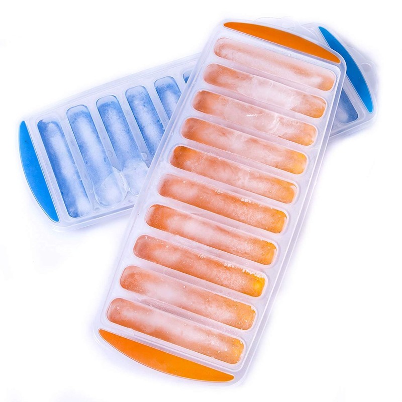Silicone Narrow Ice Stick Cube Trays with Easy Push and