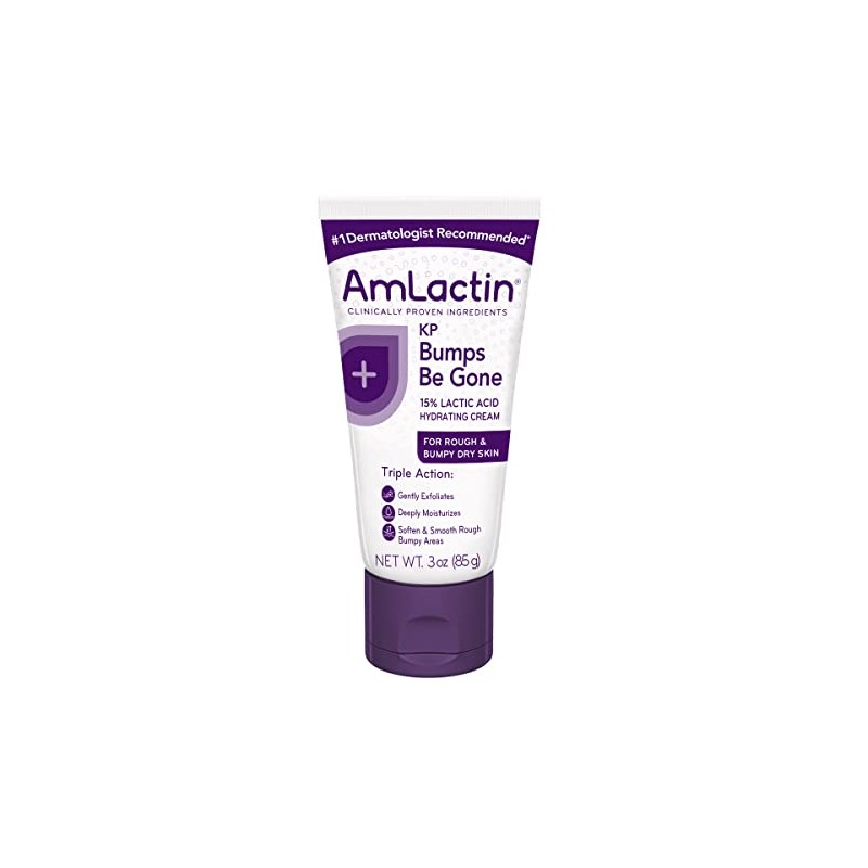 AmLactin KP Bumps Be Gone Hydrating Cream, Moisturizing Cream For