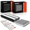 A-Premium 2-PC Engine & Cabin Air Filter with Activated Carbon