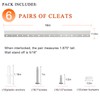 French Cleat Hanger 16 Inch - 6 Pairs, Z Bar