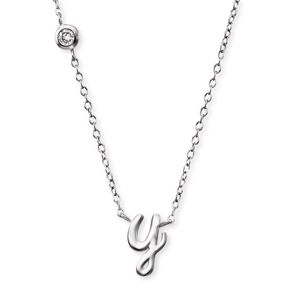 Engelsrufer Necklace made of sterling silver with letter Y pendant,