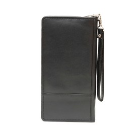 Ashlin RFID Blocking Passport and Ticket Wallet-Genuine Leather[RFIDT7774-18-01]