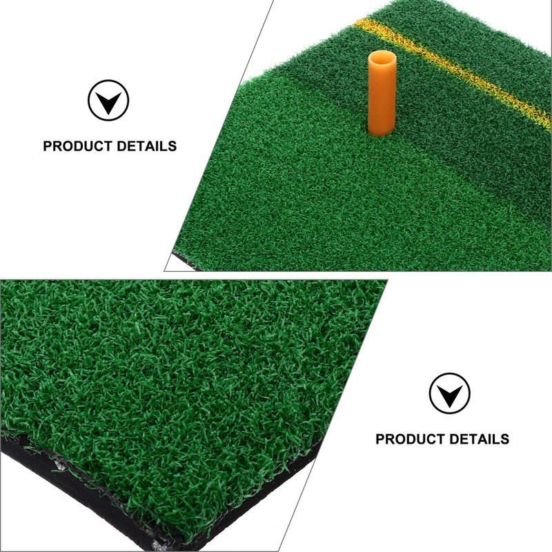 BESPORTBLE 1 Set Golfing Training Turf Mat Portable Practice Pad