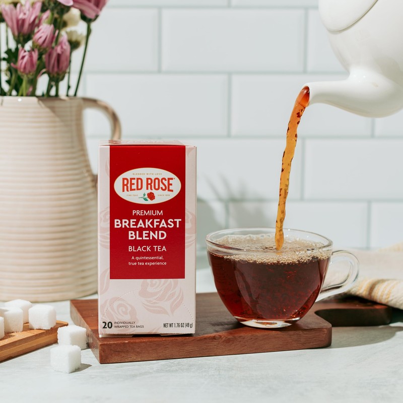 Red Rose Breakfast Tea Specially Blended Strong Robust Black Tea