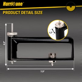 HURRICANE Adjustable Hole Cutter, Sheet Metal Circle Cutter from 2 to 12 Inch,HVAC Ductwork Roofing Hole Cutter for 24 Gauge Steel 26 Gauge Stainless Steel