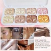 8 Colors Highlighter Makeup Palette, Glitter Eyeshadow Palette Facial Contour