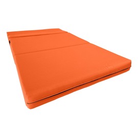 Danfuton Lounger Folding Foam Mattress, Convertible Sleeper Sofa Bed 6x39x 80 Orange