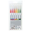 Kuretake 6V Zig Clean Color Real Brush.-12colors