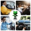 Cute Frog Solar Powered Dancing Swinging Animated Bobble Dancer Toy