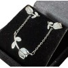 TENDER LIHOME Set Collar Y Aretes De Tulipan Chapado En