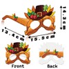 120pcs Thanksgiving Day tattoos stickers and party glasses combination set，Birthday